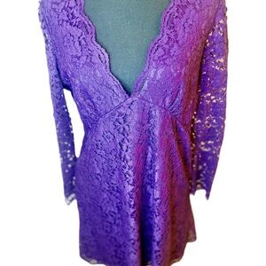 Lulu's purple lace Dress
